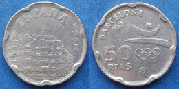 SPAIN - 50 Pesetas 1992 "La Pedrera Building" KM# 906 - Edelweiss Coins - Andere & Zonder Classificatie