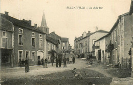 Bulgnéville * La Belle Rue * épicerie Mercerie * Villageois - Bulgneville