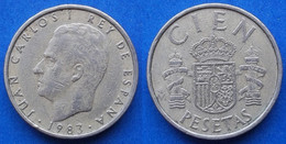 SPAIN - 100 Pesetas 1983 KM# 826 Juan Carlos I (1975-2014) - Edelweiss Coins - 100 Pesetas