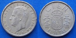 SPAIN - 100 Pesetas 1989 KM# 826 Juan Carlos I (1975-2014) - Edelweiss Coins - Otros & Sin Clasificación