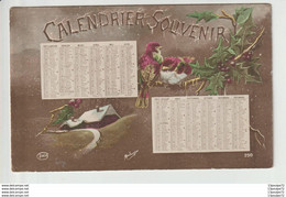 C.P.A  DE  CALENDRIER  SOUVENIR  DE 1917 - 1914-18