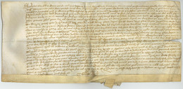1510 SAINT-LAURENT-DU-MOTTAY Cholet Maine-et-Loire Anjou Parchemin Jehan Pauvert - Manuscripts