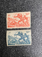 TOGO:1941 Timbres N°200,201 NEUF** - Unused Stamps