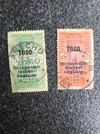 TOGO:1916 Timbres N°87,88 Oblitéré - Usati