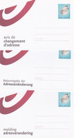 3 Cartes Entiers Postaux Différents Avis De Changement D'adresse Papillon - Addr. Chang.
