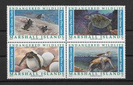 Marshallinseln 1990 Tiere Mi.Nr. 298/301 Kpl. Satz ** - Marshall Islands
