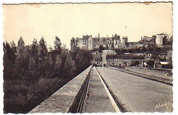 Noyers Sur Cher - Le Pont Et Vue Du Château De Saint Aignan - Circulé 1953 - Noyers Sur Cher