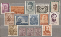 INDIA 1950-1960 Small Collection MNH/MVLH(**) See Scans #17177 - Collezioni & Lotti