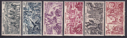 GUADELOUPE - 1946 - TCHAD AU RHIN - YVERT N° 7/12 * MLH - COTE = 11.5 EURO - Unused Stamps