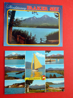 2 X Faaker See - Kärnten - Österreich - 1986 / 1987 - Segelschiff - Villach - Faakersee-Orte