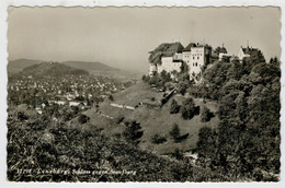 C.P.  PICCOLA     LENZBURG   SCHLOSS  GEGEN  STAUFBERG          (VIAGGIATA) - Lenzburg