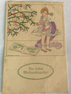 POSTCARD Illustrators - Signed > Koehler, Mela WEINACHTEN CHRISTMAS GIRL DOLL TOY M.MUNK 1187.AK OLD USED POSTCARD 1919 - Köhler, Mela