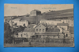 Vielsalm 1910: La Gare Et Panorama Animée - Vielsalm
