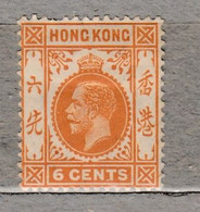 HONG KONG 1921 George V 4c MVLH(**) Mi 116 #17186 - Ongebruikt