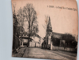 78 / CROISSY / LA GRANDE RUE ET L ANCIENNE EGLISE - Croissy-sur-Seine