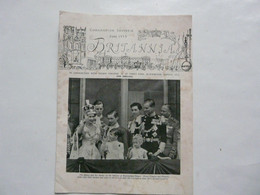 CORONATION SOUVENIR JUNE 1953 - BRITANNIA : The Queen And Her Family - Cultura