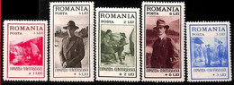 94962b - ROMANIA - STAMP - Yvert #  422/26   - MInt Lightly Hinged MH  Boy Scouts - Autres & Non Classés