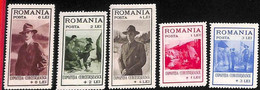 94962d - ROMANIA - STAMP - Yvert #  422/26   - MInt Never Hinged MNH  Boy Scouts - Sonstige & Ohne Zuordnung