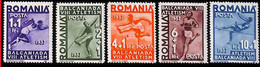 94964b  - ROMANIA - STAMP - Yvert #  525-29  - MINT HINGED   MH Sport ATHLETICS - Andere & Zonder Classificatie