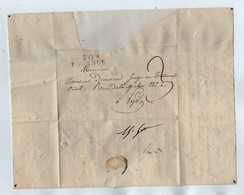 TB 2885 - LAC - Lettre De CUISERY 1825 MP TOURNUS Pour LYON - 1801-1848: Vorläufer XIX