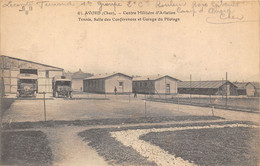 18-AVORD- CENTRE MILITAIRE D'AVIATION , TENNIS , SALLE DES CONFERENCE ET GARAGE DU PILOTAGE - Avord