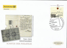 2009  Deutschland  Germany Mi. 2735 FDC Eichstätt-Brief“, Der Einzige Bekannte Brief Mit Sechserblock Des Schwarzen Eins - FDC: Covers