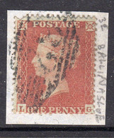 Ireland 1844 Numeral Cancellations: 32 Ballinasloe Galway On Piece, 1864 1d Red Stars, LG, SG 37/8 - Prephilately