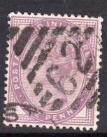 Ireland 1844 Numeral Cancellations: 62 Belfast, 1881 1d Lilac, 16 Dots, SG 172 - Prefilatelia