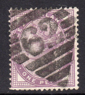 Ireland 1844 Numeral Cancellations: 62 Belfast, 1881 1d Lilac, 16 Dots, SG 172 - Prephilately