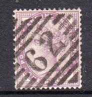 Ireland 1844 Numeral Cancellations: 62 Belfast 'squared' Diamond, 1881 1d Lilac, 16 Dots, SG 172 - Prefilatelia