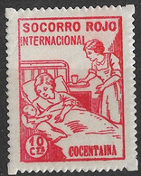 Cocentaina/ Alicante, Spain Civil War 1937 Socorro Rojo Internacional 10c. MLH. Charity Label - Charity