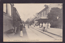 CPA Algérie Afrique Du Nord Train Chemin De Fer Gare Non Circulé Affreville - Other & Unclassified