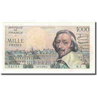 France, 1000 Francs, Richelieu, 1953, 1953-04-02, NEUF, Fayette:VF 42.1, KM:134a - 1 000 F 1953-1957 ''Richelieu''