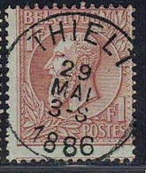 TTB: Nr 51 Leopold II - Oblitération Thielt - 1884-1891 Leopoldo II