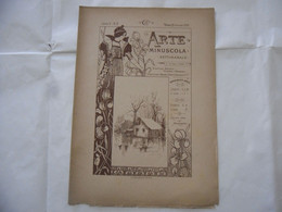 ARTE MINUSCOLA LEZIONE DI DISEGNO ARTE MODA ARALDICA LIBERTY SCRITTURA 1899-4 - Libri Antichi