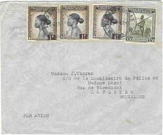 LETTRE Par Avion Du CONGO  ( Elisabethville ) Vers  BELGIQUE ( Zaventem )1947 - Covers & Documents
