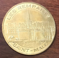 35 SAINT-MALO LES REMPARTS MDP 2014 MÉDAILLE SOUVENIR MONNAIE DE PARIS JETON TOURISTIQUE MEDALS COINS TOKENS - 2014