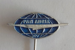 Airplane (Avion / Flugzeug)  PAN ADRIA AIRWAYS - First Croatian Airline   PINS BADGES P4/6 - Avions