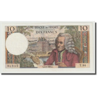 France, 10 Francs, Voltaire, 1964, 1964-06-04, NEUF, Fayette:F.62.09, KM:147a - 10 F 1963-1973 ''Voltaire''