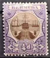 BERMUDA 1908 - MLH - Sc# 31 - 0.25d - Bermudes