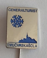 Skiing / Ski School GENERALTURIST Smucarska Skola / Yugoslavia, Croatia   PINS BADGES P4/6 - Ski Náutico