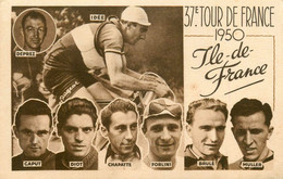 37ème Tour De France Cycliste 1950 * CPA * Coureurs Cycliste DEPREZ CAPUT CHAPATTE DIOT FORLINI BRULE MULLER - Cycling