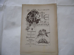 ARTE MINUSCOLA LEZIONE DI DISEGNO ARTE MODA ARALDICA LIBERTY SCRITTURA 1897-33 - Libri Antichi