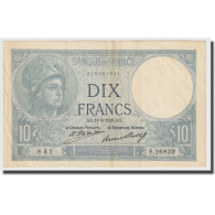 France, 10 Francs, Minerve, 1926, 1926-08-11, TTB+, Fayette:6.11, KM:73d - 10 F 1916-1942 ''Minerve''