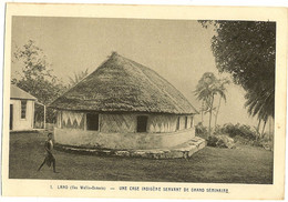 LANO - Iles Wallis Océanie - Une Case Indigène Servant De Grand Séminaire  154 - Wallis En Futuna