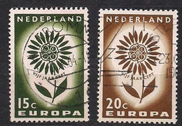 Cept 1964 Pays-Bas Nederland Yvertn° 801-802 (o) Oblitéré - 1964