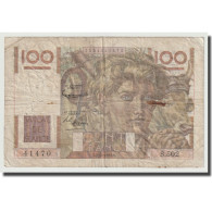 France, 100 Francs, Jeune Paysan, 1952, 1952-10-02, TB, Fayette:28Bis/1, KM:128e - 100 F 1945-1954 ''Jeune Paysan''