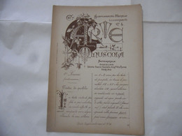 ARTE MINUSCOLA LEZIONE DI DISEGNO ARTE MODA ARALDICA LIBERTY SCRITTURA 1897-56 - Libri Antichi