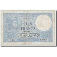 France, 10 Francs, Minerve, 1937, 1937-02-25, TB+, Fayette:6.18, KM:73e - 10 F 1916-1942 ''Minerve''