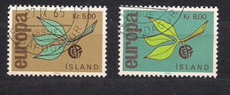 Cept 1965 Islande Iceland Yvertn° 350-351 (o) Oblitéré - 1965